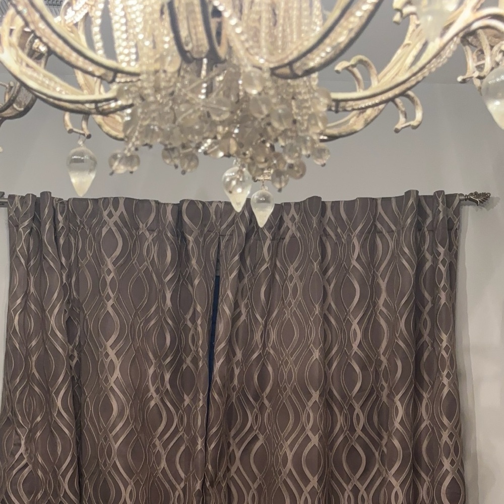 Better Homes And Gardens Patterned Curtains 4 panels